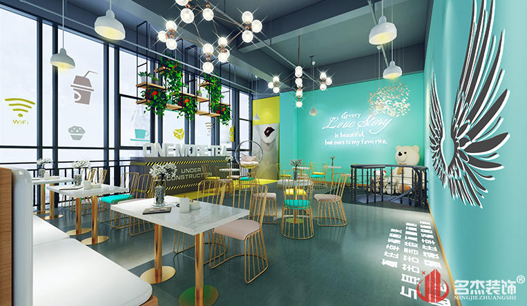 奶茶店装建设计