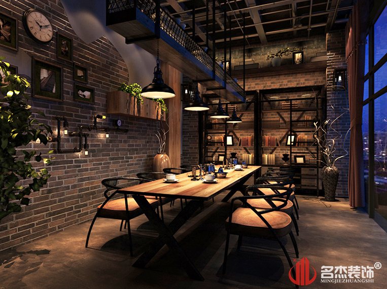 复古工业风餐厅装建