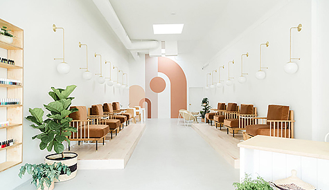 美甲沙龙装建设计