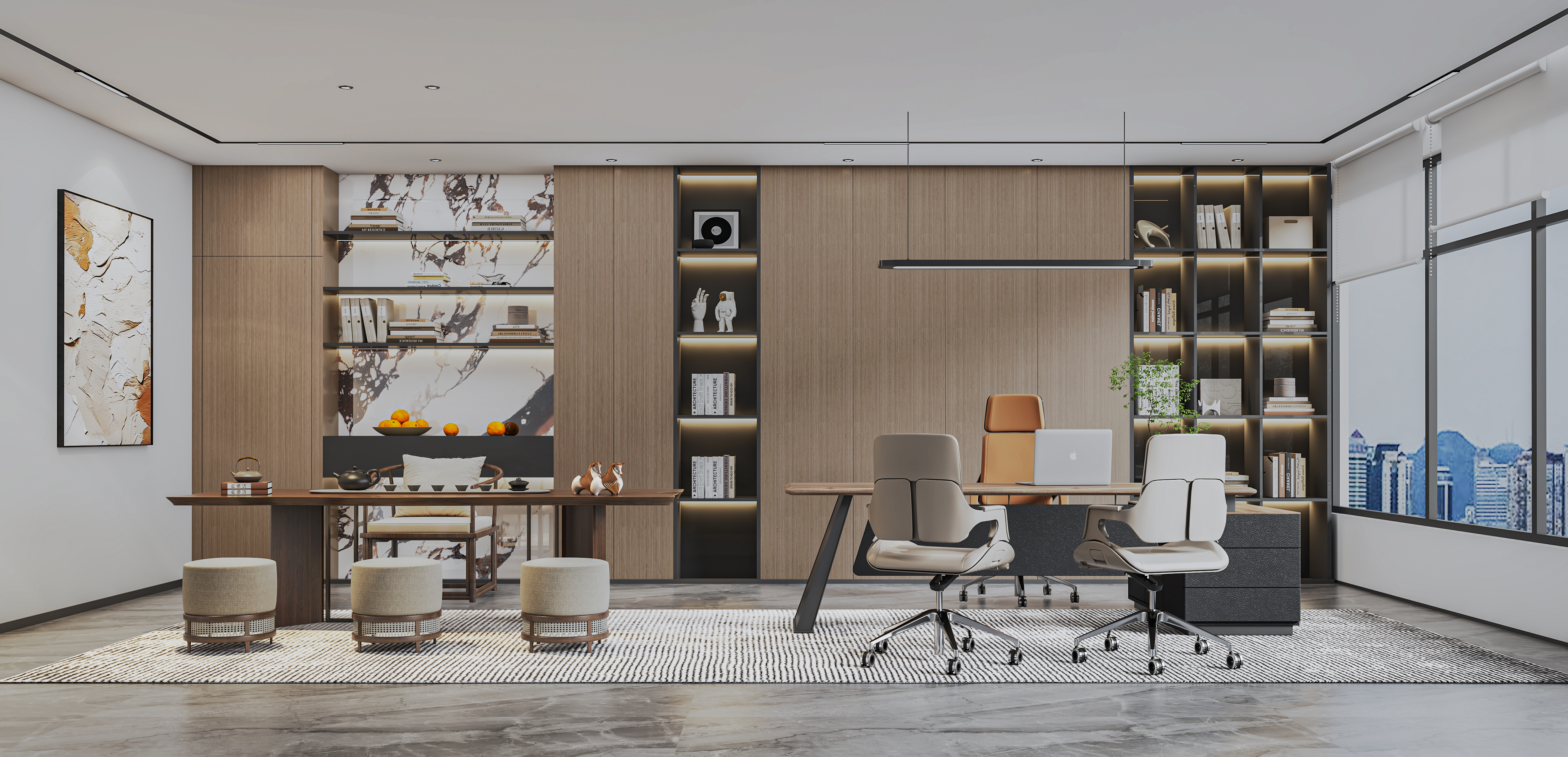 经理室装建设计成效